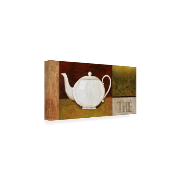 Pablo Esteban 'White Teapot The' Canvas Art,24x47